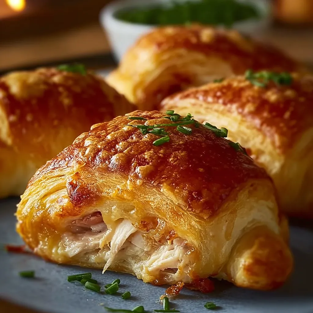 Chicken Stuffed Crescent Rolls