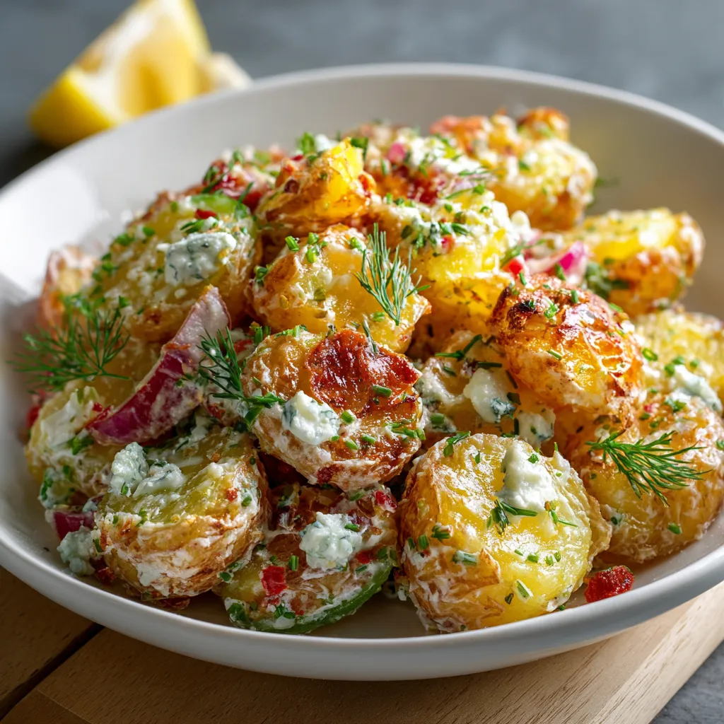 Ultimate Crispy Smashed Potato Salad Recipe