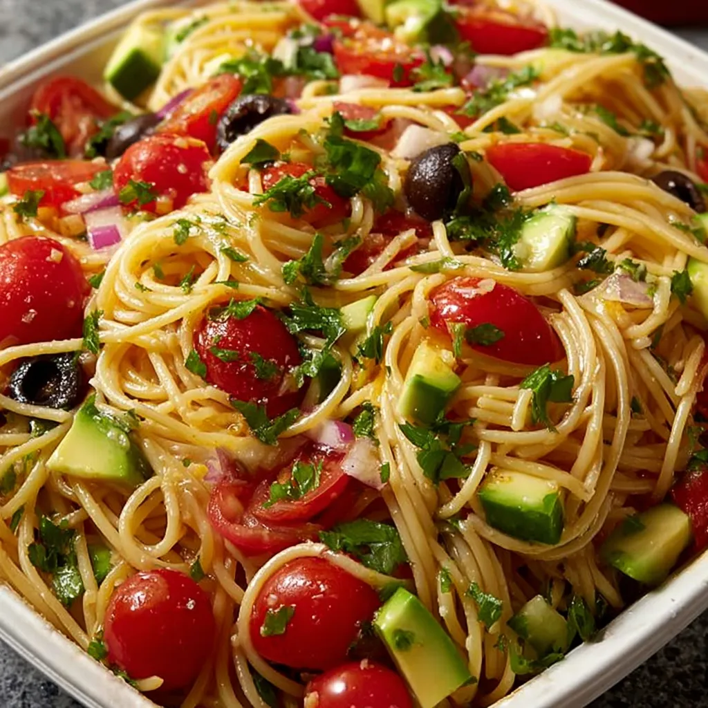Refreshing California Spaghetti Salad Recipe