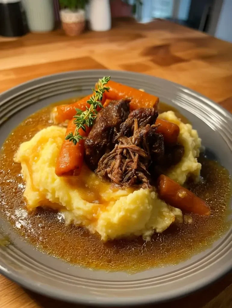 Pot Roast with Mashed Potatoes Recipe