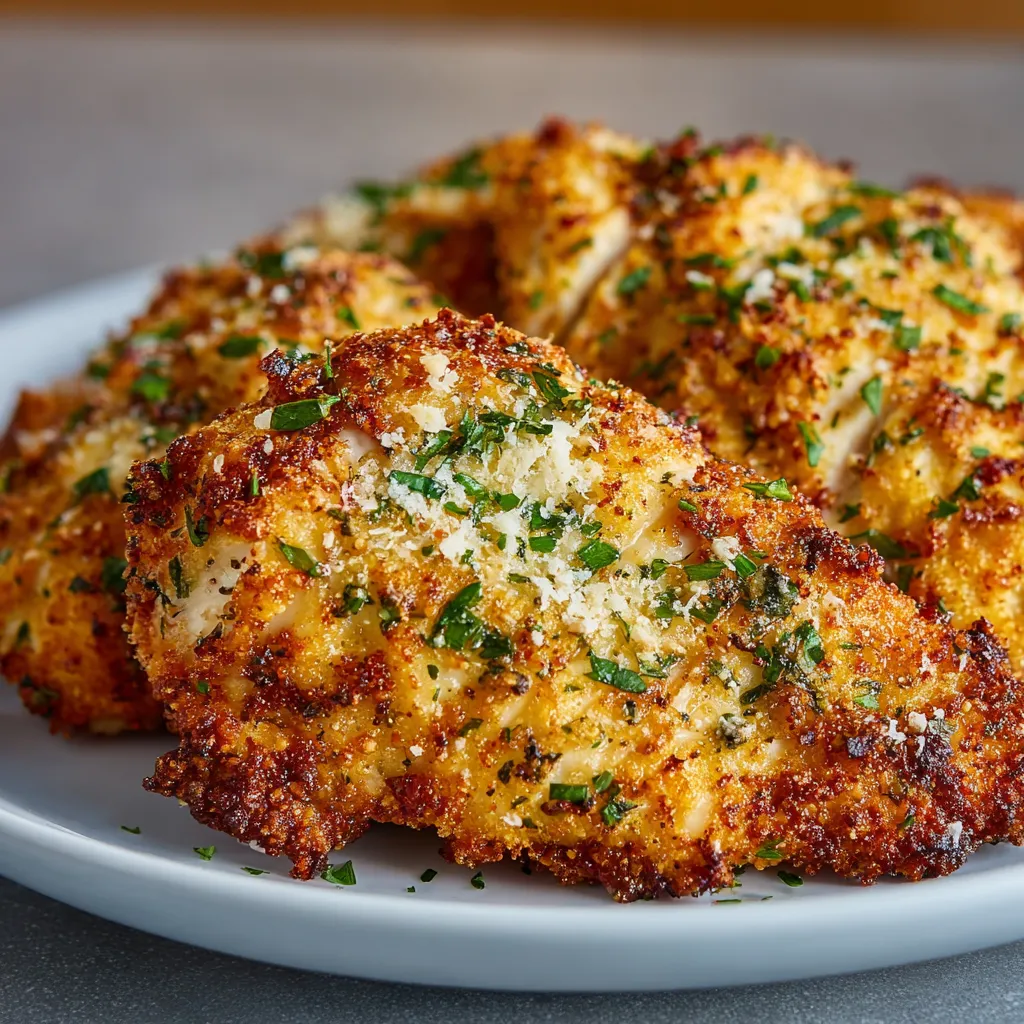 AIR FRYER PARMESAN CHICKEN PERFECTION