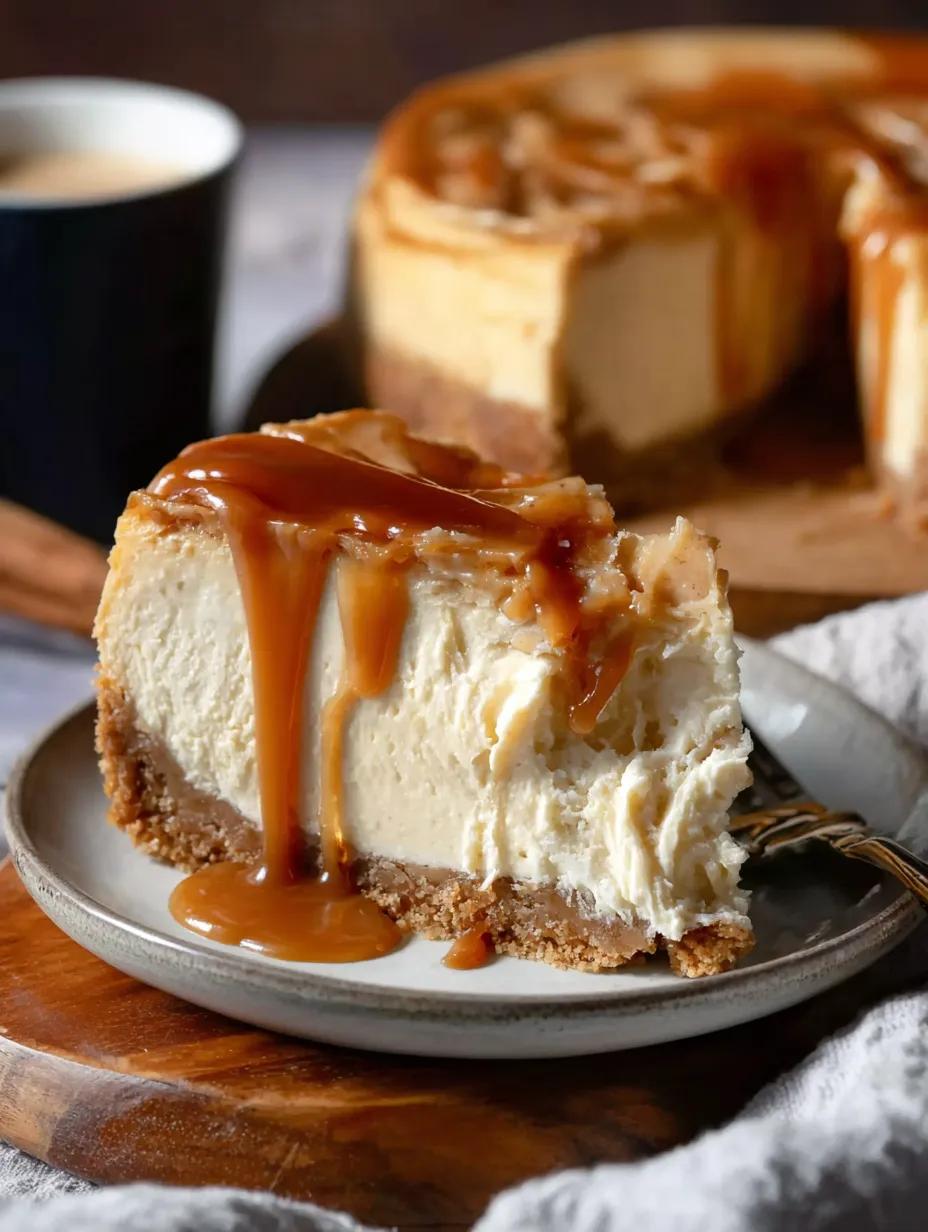 APPLE CIDER CHEESECAKE HEAVEN