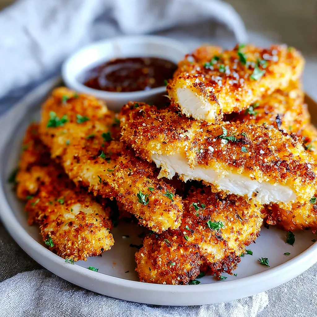 CRISPY BAKED CHICKEN TENDERS