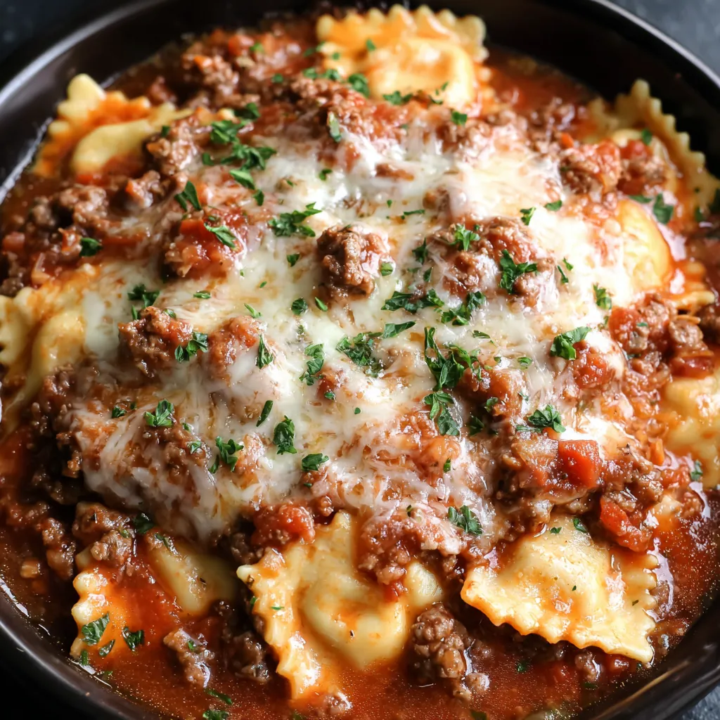 CROCKPOT RAVIOLI LASAGNA: YES!