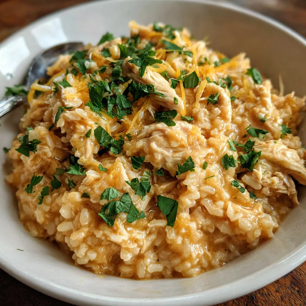 ULTIMATE CREAMY CHICKEN AND RICE
