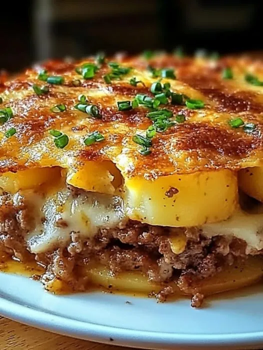 Hearty Farmhouse Hamburger & Potato Bake